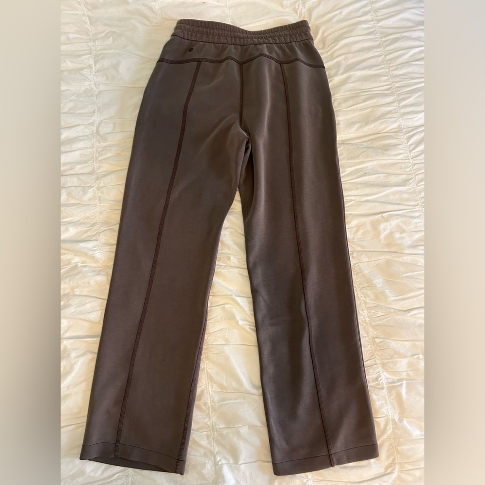 Lululemon Brown/Grey Soft Wide-Leg Athletic Pants - Picture 3 of 8